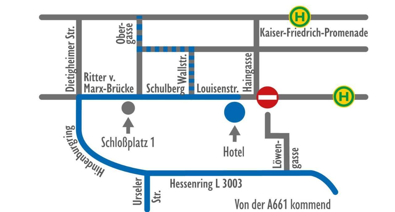 Hotel Am Schloss Darmstaedter Hof Bad Homburg vor der Höhe Exteriér fotografie